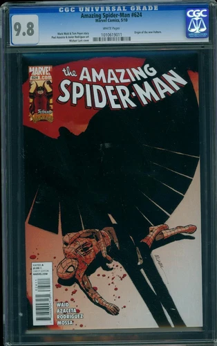 Amazing Spider-man 624 CGC 9.8 White Pages Modern Age Marvel Comic I.G.K.C L@@K