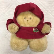Vintage 1984 Animal Fair Matchbox CHUBBLES Red Cape PLUSH