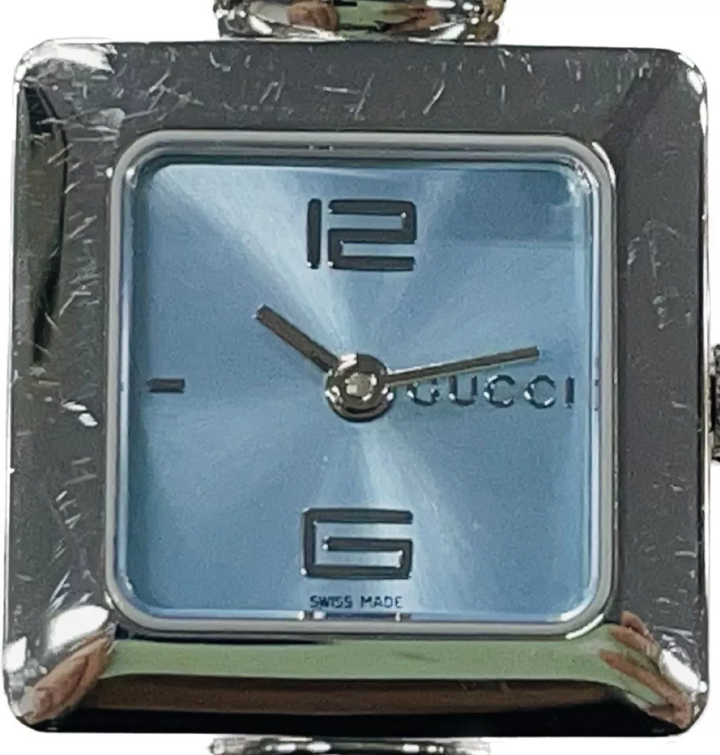 Montre femme Gucci Petite 1900L argent fabrication suisse quartz remise excellent A98