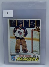 1977-78 Topps Hockey Gilles Gratton Rangers #207 Pack Fresh NM-MT or Better