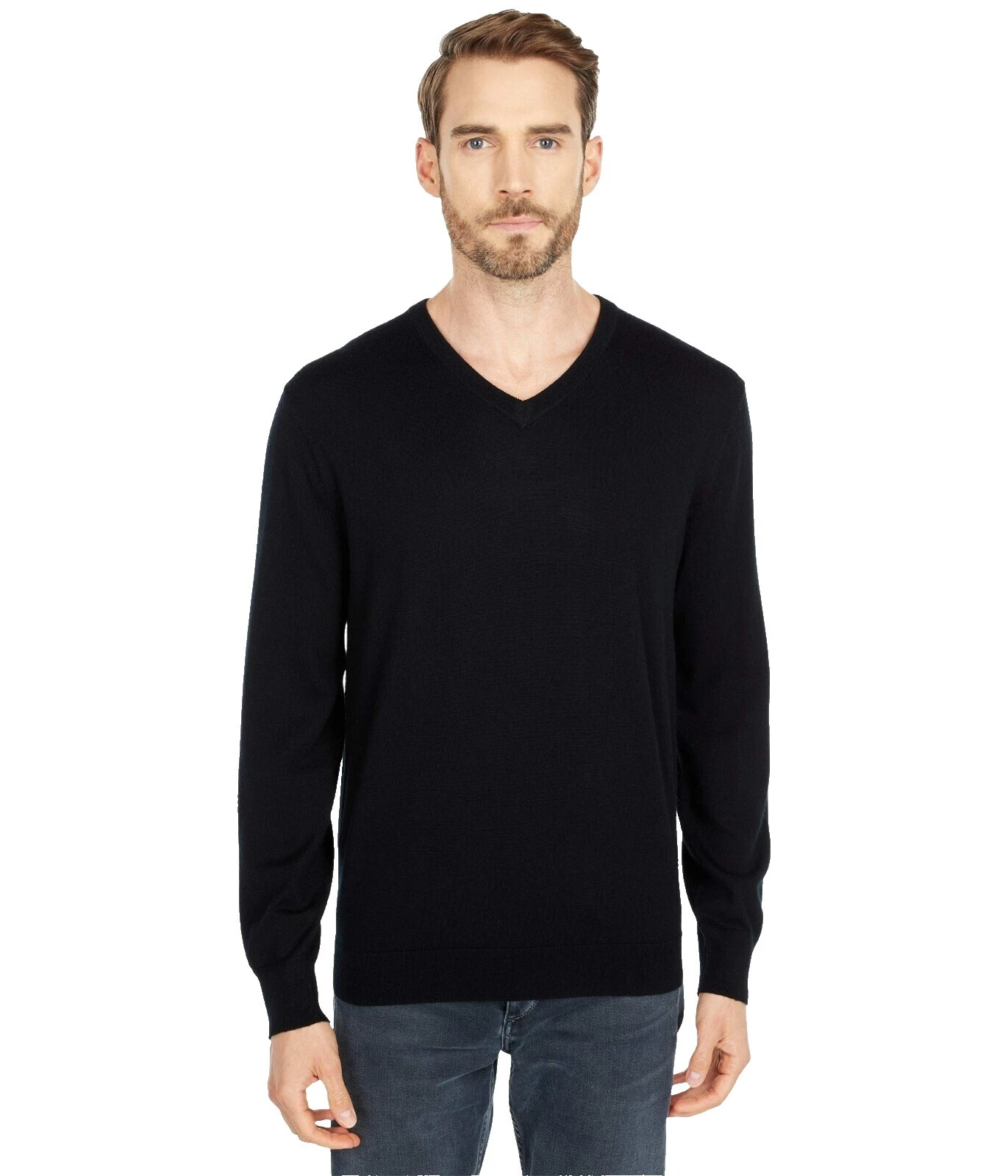 Negro suéteres de lana para hombres J.CREW