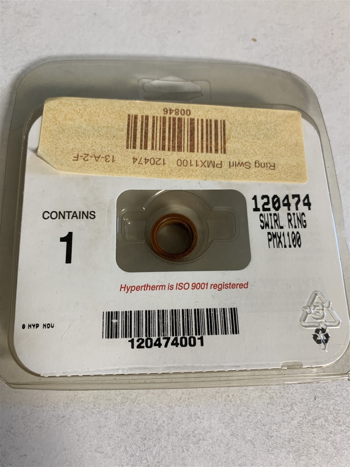 NEW Hypertherm 120474 Swirl ring. Genuine N4-1