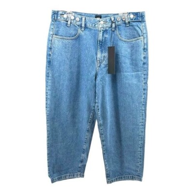 Edwin NWT Women s M Medium Maiia Cropped Wide Leg Jeans Denim Boho Casual Crop