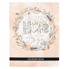 Faith hope love coloring book: Used