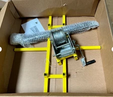 CHERNE 253318 Manhole Winch: 500' Cable 3/32" Cable Dia, 500 lb Max Load