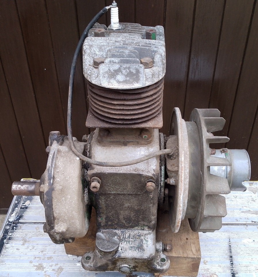 Villiers MK20 Engine & Reduction Box Restoration Vintage Stationary Engine eBay