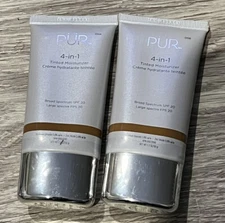 Lot Of 2 - AUTHENTIC  PUR  MINERALS 4 IN 1 TINTED MOISTURIZER 1.7 OZ exp 02/23
