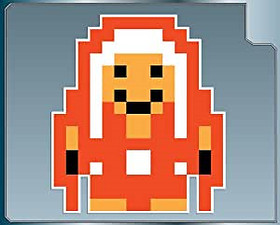 Nintendo NES Legend Of Zelda Custom Original "Old Woman" Pixel Painting w/COA 