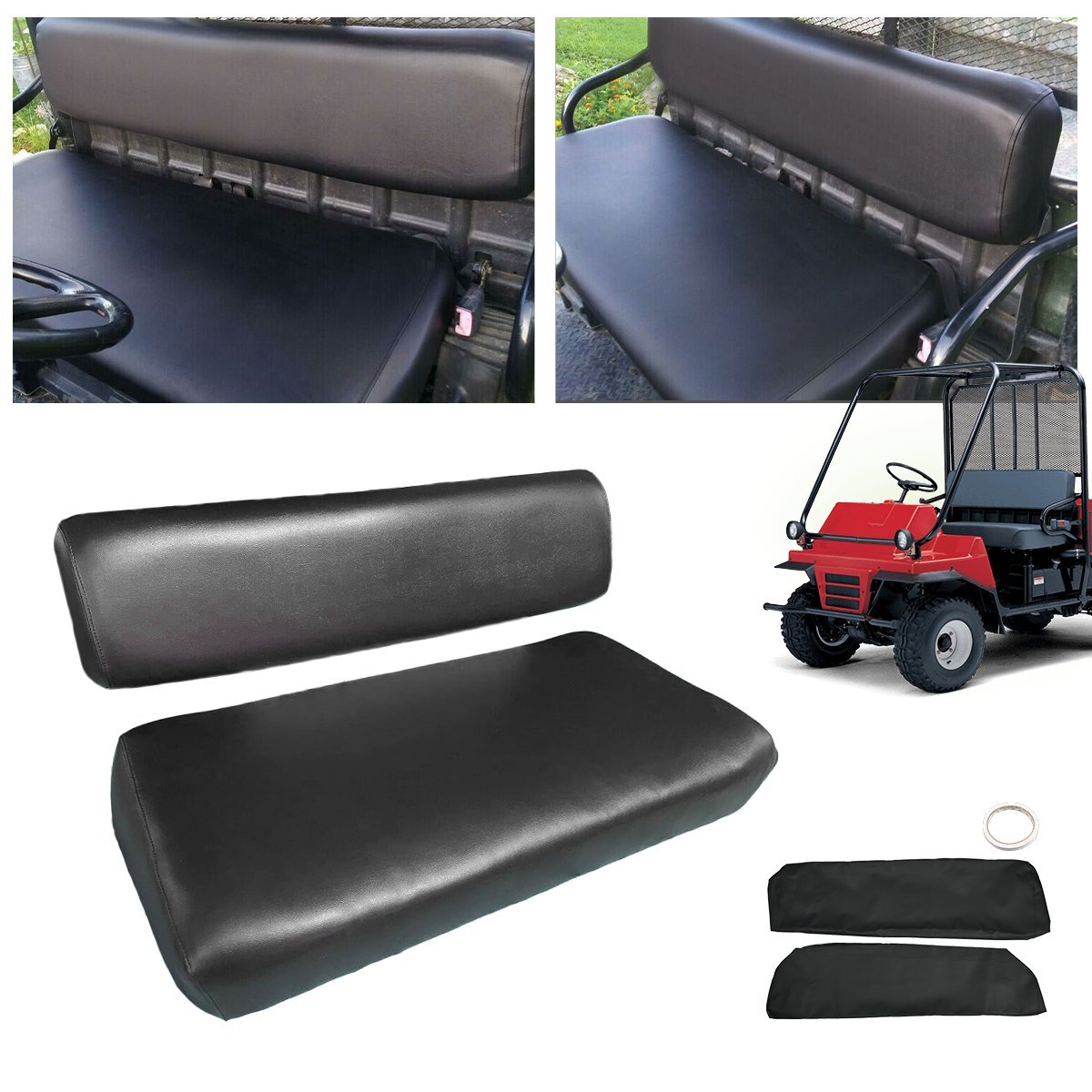 Fundas Negras 4x4 Para Kawasaki Mule 2500 2510 3000 3010 Nuevas Funda