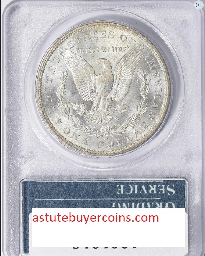 1904-O PCGS MS64 Rattler Morgan Silver Dollar GEM BU Lustrous OGH - Image 2 of 3