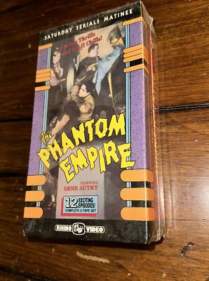 The Phantom Empire, 1935 ‧ Black and white/Action, Gene Autry, 2-VHS ...