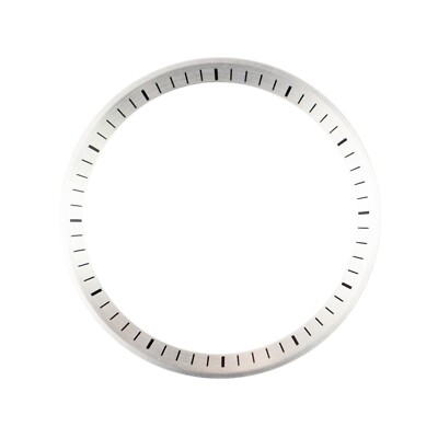 C0213 SKX013 Chapter Ring - Brushed Silver with Marker