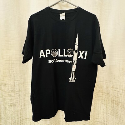Apollo 11 50th Moon Landing Science NASA T-Shirt L Large