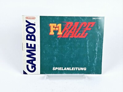 F-1 Race Anleitung Spielanleitung Nintendo Gameboy Classic 