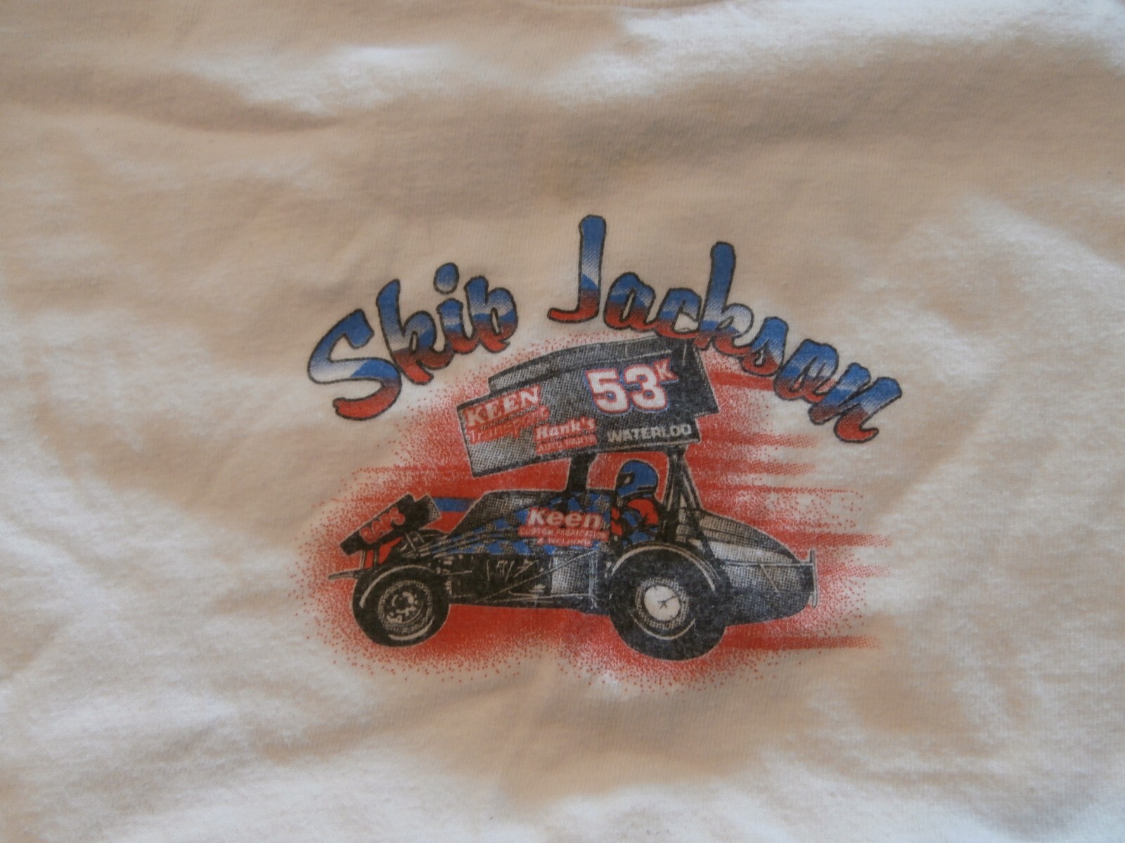 T shirt vintage PA 410 Sprint Race auto bambini Keen Transport 53K Skip Jackson