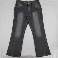 Vintage LL Cool J jeans Mens 36x31 Black Baggy Skater Jorts Y2k 90s Hiphop Wide