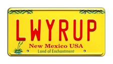 Breaking Bad | Better Call Saul Goodman | LWYRUP | Placa de licencia de utilería estampada