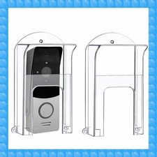 Transparent Plastic Doorbell Rain Cover Waterproof Protector For Video