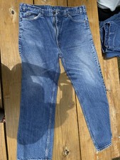 Vintage 90s wranglers Men s Blue Denim Straight Leg Regular Fit Mid Rise