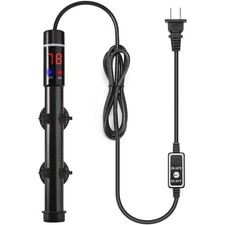Submersible Aquarium Heater,External Temperature Control Thermostat w/Display