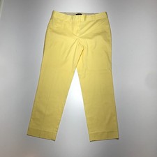Talbots Signature Ankle Pants Size 6 Sits Below Waist Straight Leg Woven Stretch