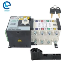 Generator Automatic Transfer Switch Changeover Switch Grid To AC 100A 4P ATS