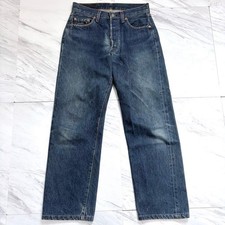Levis 501 1955 Reissue Denim Jeans Cotton Big E Selvedge Indigo Size 30 Used