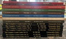 Lot of 15 R. Crumb Books   Sketchbooks 1-6 + ...