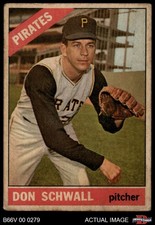 1966 Topps Venezuelan #144 Don Schwall Pirates 2 - GOOD