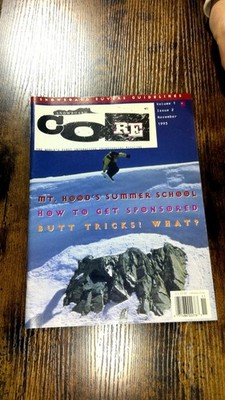 Snowboard CO-RE Magazine November 1995 Mt Hood Snowboarding V1 I2