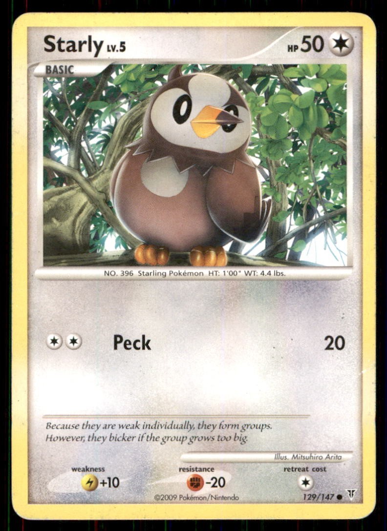 Pokémon TCG Pokémon Starly Starly Common Regular