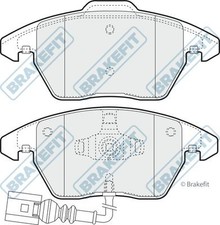 APEC Front Brake Pad Set for VW Golf GT TDi BMN 2.0 Nov 2005 to Nov 2008