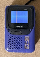 Vintage Casio SY-21 Water Resistant Portable Color 2.3" LCD Analog TV Working