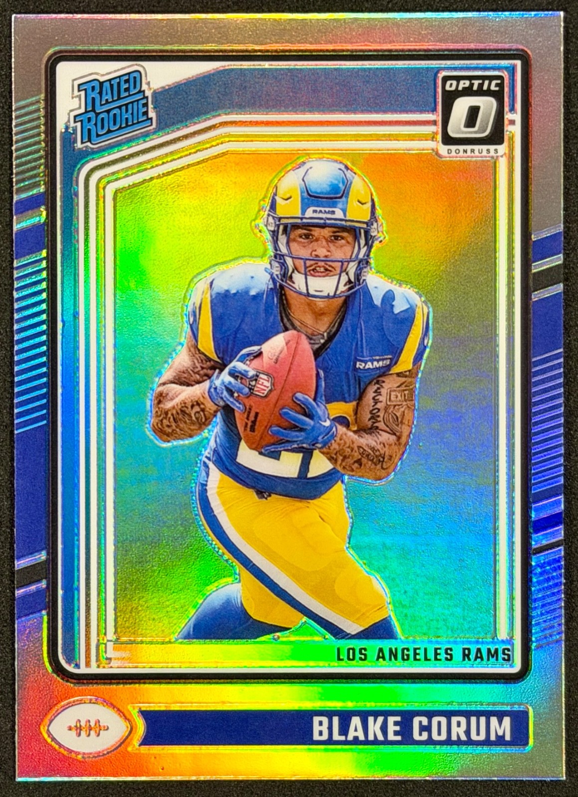 Blake Corum Panini Donruss Optic #208 Holo