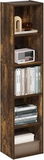 PASIR Book Shelf 5-Tier Modern Bookshelf Open Shelves Bookcase 9 x 12 x 52