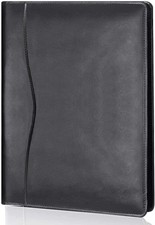 Leather Portfolio Folder Padfolio, Business Padfolio Organizer Document Planner