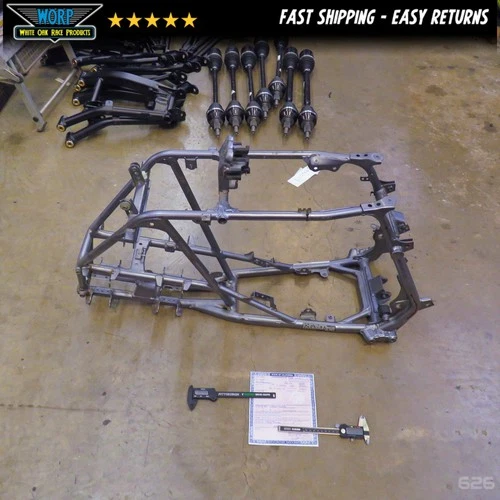 2003 SUZUKI LTZ400 LT-Z400 MAIN FRAME CHASSIS BODY + T 41100-07GV0-YU8 / 03-07