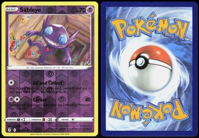 Sableye 067/203 Reverse Holo Evolving Skies Common Yamaki Lightly Played