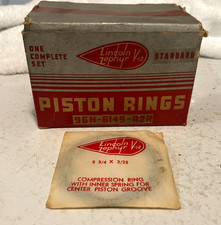 Lincoln Zephyr V-12 Piston Rings 96h- 6149-a2r Automobile Parts Nos