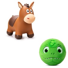 Bouncy Horse Dinosaur Indoor Soccer Ball