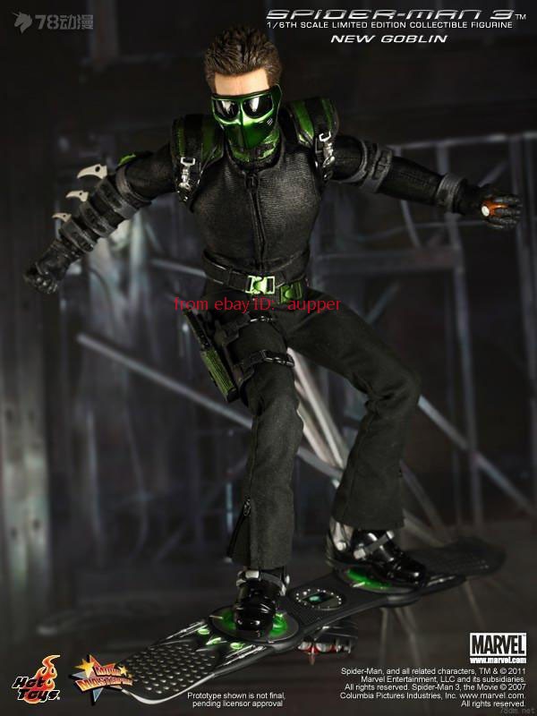 Hottoys 1/6 Mms151 Spider-Man 3 New Goblin Limited 30cm Action