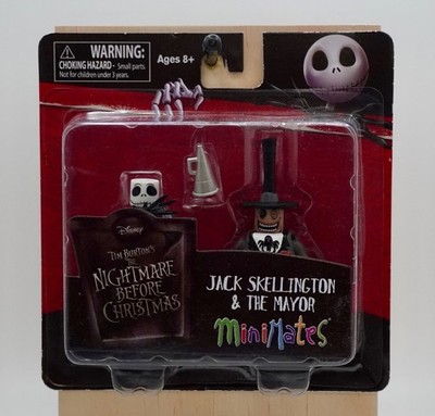 Nightmare Before Christmas Minimates Jack Skellington & The Mayor NEW Sealed