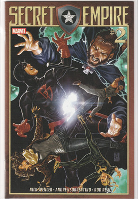 SECRET EMPIRE #2 (2017) MARK BROOKS 1st print CARDSTOCK ~ UNREAD NM