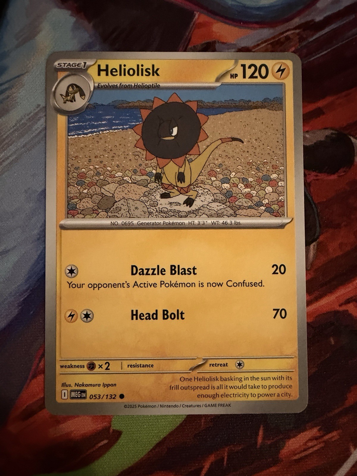 Heliolisk 053/132 ME01 Mega Evolution Common Pokemon Card