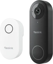 REOLINK Video Doorbell Wifi Camera - Wired 2K Outdoor, 5G&2.4G Wifi, 4:3 Wide Vi