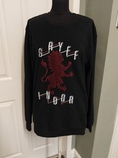 Primark Black Gryffindor Harry Potter Long Sleeve Fleece - Size L (P)