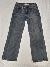 Levi's 569 Denim Jeans Med Wash, Loose Straight, Sz 10 Reg Youth W25" L25"