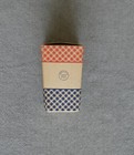 Borden's vintage Elsie checkered half pint ice cream pail cardboard carton — photo 2