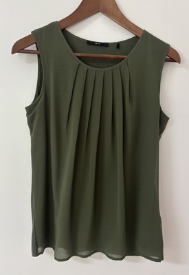 Zero Damen Bluse / Top Größe 36 Grün