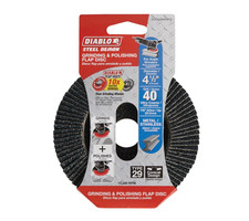 Diablo DCX045040N01F Steel Demon 4-1/2 Flap Disc 40 Grit Type 29